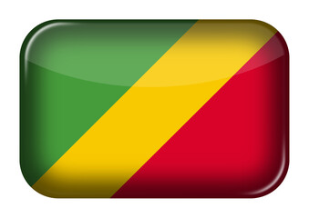 Congo web icon rectangle button