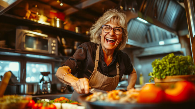 Vibrant Grandma Shines in Fun Cooking Showdown