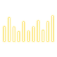 Neon Sound Wave Icon