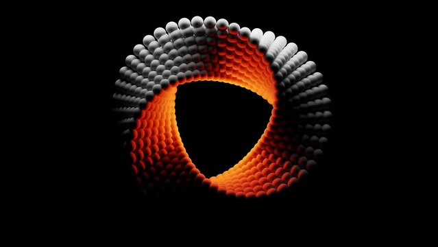 mobius stripe animation, loop - 3D animation