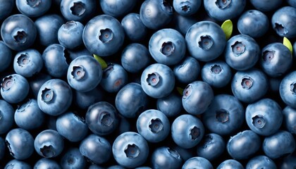 Background from blue berries of blueberries. Design element - obrazy, fototapety, plakaty