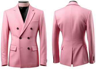 Classic Neapolitan Cut Suit Jacket , cut out transparent isolated on white background ,PNG file