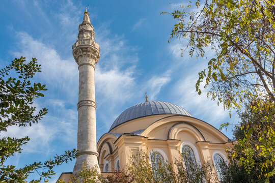 Uskudar Altunizade Mosque. A detail view from the outside of Altunizade İsmail Z&uuml;ht&uuml; Pasha Mosque.