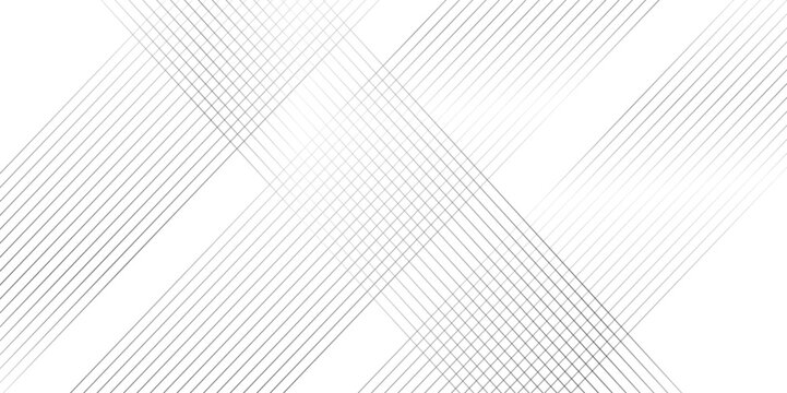 Trendy gray line abstract pattern high resolution illustration vector. Abstract background wave circle lines. elegant white striped. architecture geometric design. Thin dark lines on white  background