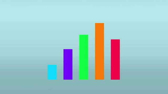 Colorful simple graph animation.