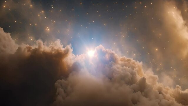 Interstellar Space Travel Through a Nebula