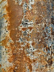 background texture rust metal painted pipe