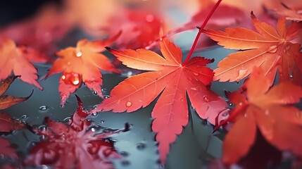 Autumn background with copy space Autumn season changes background