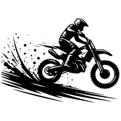 Motocross Dirt Bike Rider, Dirt Bike Svg, Motocross Clipart, Dirt Bike Clipart, Motocross Silhouette, Motocross Cut File, Motocross Printable, Dirt Bike Silhouette, Dirt Bike cut fil, Vector