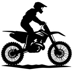 Motocross Dirt Bike Rider, Dirt Bike Svg, Motocross Clipart, Dirt Bike Clipart, Motocross Silhouette, Motocross Cut File, Motocross Printable, Dirt Bike Silhouette, Dirt Bike cut fil, Vector