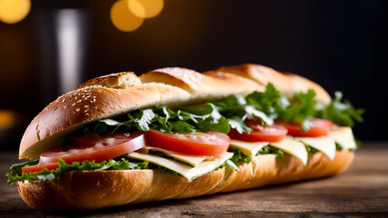 tasteful sandwich, fresh sandwich, sandwich with tomato
