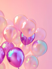 Holographic balloons - party concept