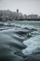 river in winter