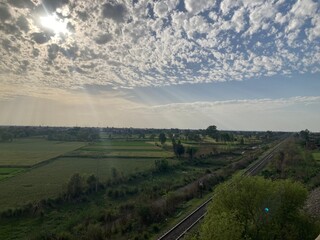 railway in the countryside