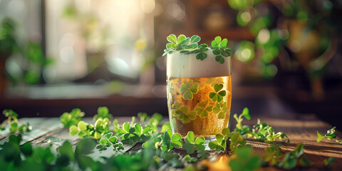 St. Patrick's Day Whiskey Drink Celebration - obrazy, fototapety, plakaty