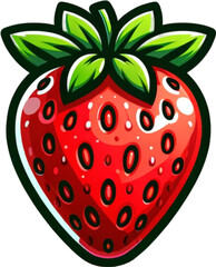 Obraz premium illustration of a strawberry