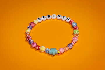 Handmade Friendship Bracelet with Spring Theme 02