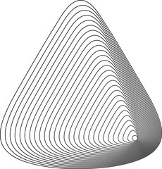 Circle lines with blend fluid forms. Technology element