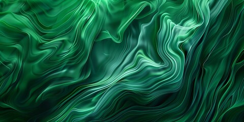 Abstract background, organic, flowing, deep forest green background - obrazy, fototapety, plakaty