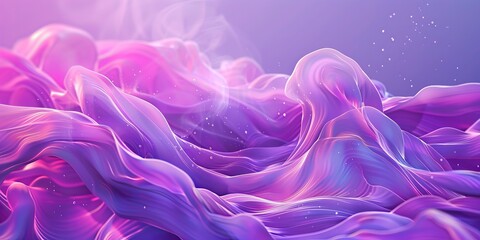 Abstract background, organic, flowing, vibrant purple background 