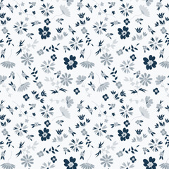 Pattern flower floral spring blossom illustration vector fabric textile design leaf leaves