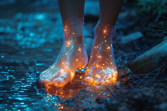 Anatomy of joint pain: Visualizing nerve endings in legs for better understanding