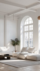 modern living room white couch big windows instagram