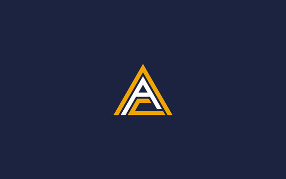 letter aac with triangle logo icon design vector design template inspiration