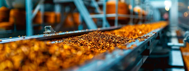 Foto op Aluminium tea in the factories industry. selective focus. © Erik