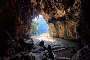 Inside the Nam tod cave in Thailand - 770750500