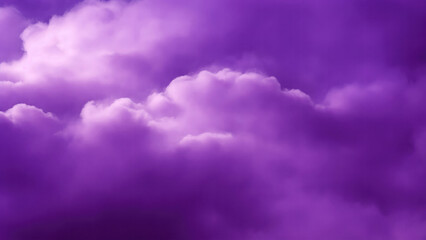 Obraz premium Purple Atmospheric background of smoke and clouds. Spooky cloudscape with ethereal swirls