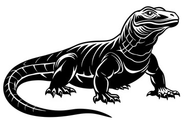 komodo-dragon-vector-illustration