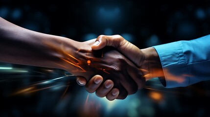 A business deal handshake after an agreement represents a business concept transparent background - obrazy, fototapety, plakaty
