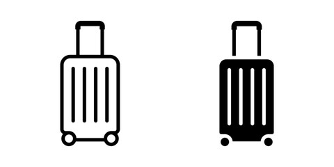 Suitcase icon. for mobile concept and web design. vector illustration