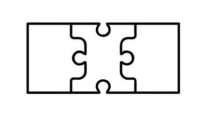 illustration of a puzzle with the words