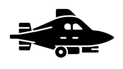  a-rocket-ship vector illustration 