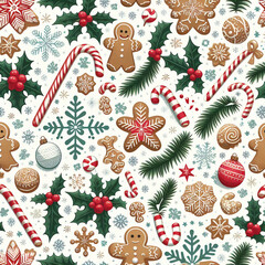 seamless Christmas pattern