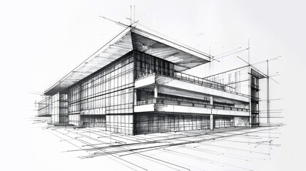 White paper shows a building sketch.
