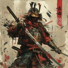 Amidst the chaos of battle the samurai warrior adheres to the strict tenets of Bushido