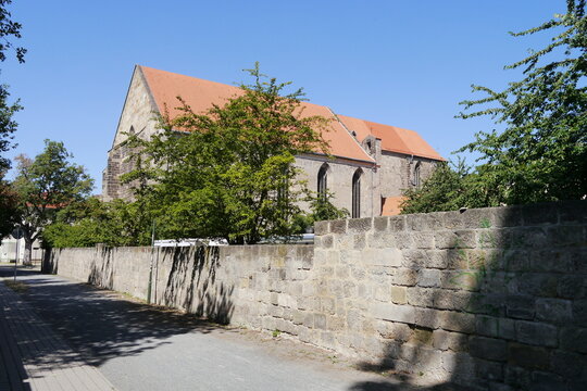 Stadtmauer am Grudenberg in Halberstadt