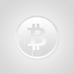 Bitcoin, Colorful, B, Stocks, Money, 3D Illustration