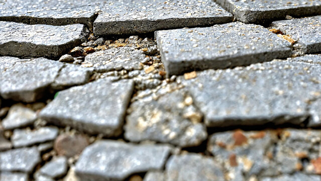 Abstract images of cement surfaces and rock surfaces 16:9 with copy space