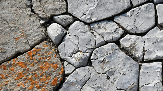 Abstract images of cement surfaces and rock surfaces 16:9 with copy space