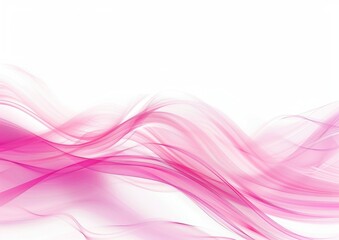 Fototapeta premium pink wave background, copy space for text, white background, soft light Generative AI