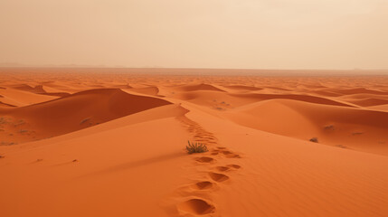 Fototapeta na wymiar Futuristic desert aesthetics merging dune allure with captivating science fiction intrigue