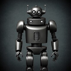Roboter. Generative AI Technologie - obrazy, fototapety, plakaty