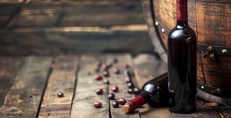 Capturing the Essence of Red Wine in Old Barrels