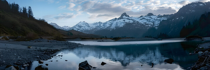 lake in the mountain