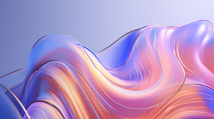 Modern Abstract Wavy Background