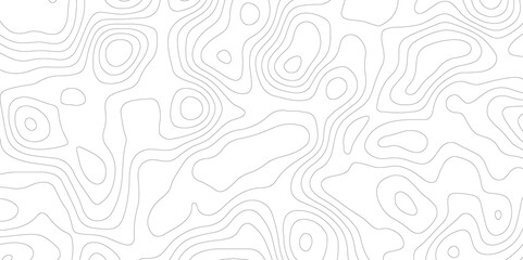 Topographic map and landscape terrain texture grid. Abstract lines background. Contour maps. Vector illustration. black and white topographic contours lines of mountains.	
